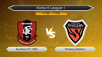 Korea K League 1 Bucheon FC 1995 VS Pohang Steelers