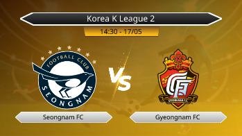 Korea K League 2 Seongnam FC VS Gyeongnam FC