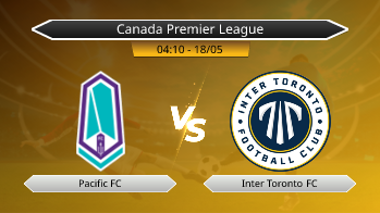 Canada Premier League Pacific FC VS Inter Toronto FC