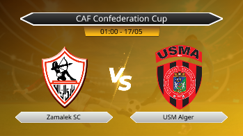 CAF Confederation Cup Zamalek SC VS USM Alger