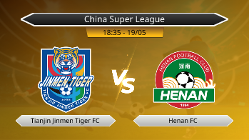 China Super League Tianjin Jinmen Tiger FC VS Henan FC