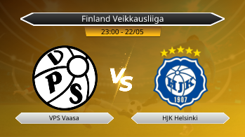 Finland Veikkausliiga - VPS Vaasa vs HJK Helsinki