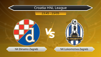 Croatia HNL League NK Dinamo Zagreb VS NK Lokomotiva Zagreb