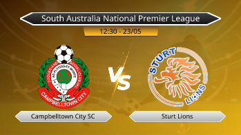 South Australia National Premier League Campbelltown City SC VS Sturt Lions
