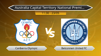 Australia Capital Territory National Premier League Canberra Olympic VS Belconnen United FC