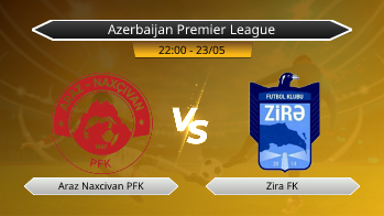 Azerbaijan Premier League Araz Naxcivan PFK VS Zira FK
