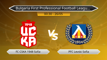 Bulgaria First Professional Football League - Playoff - FC CSKA 1948 Sofia vs PFC Levski Sofia