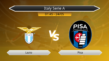 Italy Serie A - Lazio vs Pisa