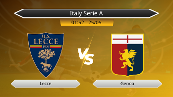 Italy Serie A Lecce VS Genoa