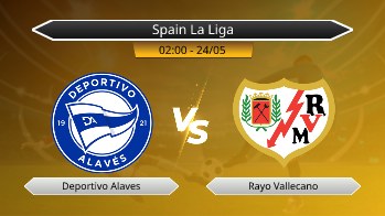 Spain La Liga Deportivo Alaves VS Rayo Vallecano