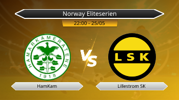 Norway Eliteserien - HamKam vs Lillestrom SK