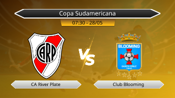 Copa Sudamericana - CA River Plate vs Club Blooming