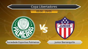 Copa Libertadores - Sociedade Esportiva Palmeiras vs Junior Barranquilla