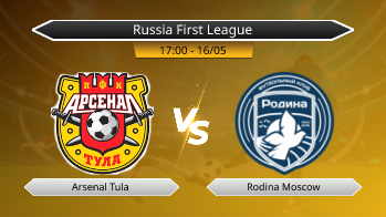 Russia First League Arsenal Tula VS Rodina Moscow