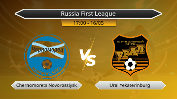 Russia First League Chernomorets Novorossiysk VS Ural Yekaterinburg