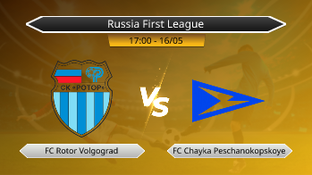 Russia First League FC Rotor Volgograd VS FC Chayka Peschanokopskoye