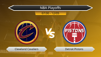 NBA Playoffs - Cleveland Cavaliers vs Detroit Pistons