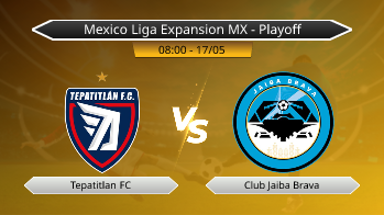 Mexico Liga Expansion MX - Playoff Tepatitlan FC VS Club Jaiba Brava