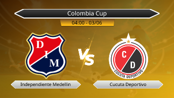 Colombia Cup Independiente Medellin VS Cucuta Deportivo