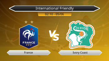 International Friendly - France vs Ivory Coast