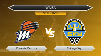 WNBA Phoenix Mercury VS Chicago Sky